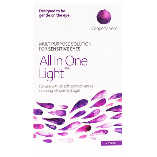 CooperVision All in One Light 3 Month Pack 3x250ml